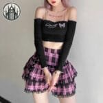 Jupe Gothique A-line Aux Carreaux Plaid: L’alliance Parfaite De L’esthétique Lolita