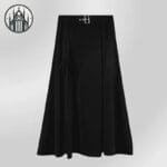 Jupe Gothique Asymétrique En Coton Doux