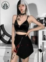 Jupe Gothique Asymétrique - Livraison Standard Offerte