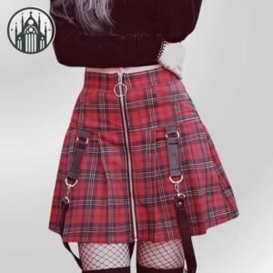 Jupe Gothique Celtique Courte Poches — Univers Gothique