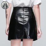 Jupe Gothique Simili Cuir Moulante — Univers Gothique (vue 2)
