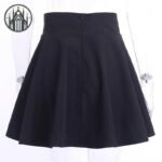 Jupe Gothique Punk Lacets Noire — Univers Gothique (vue 4)