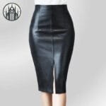 Jupe Gothique élégante: Silhouette Pencil Mettant En Valeur Votre Taille Et Vos Courbes - Noir / s
