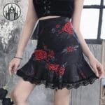Jupe Gothique Emo En Coton & Polyester Guide De Taille