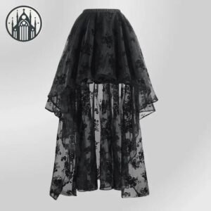 Jupe Gothique Cuir Noir Qualité — Univers Gothique