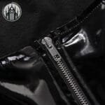 Jupe Gothique En Simili Cuir Noir Imperméable