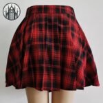 Jupe Gothique Asymétrique Noire — Univers Gothique (vue 9)