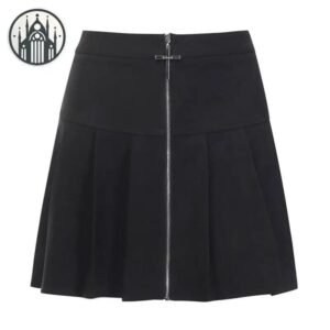 Jupe Gothique Métal Mini Punk Sexy — Univers Gothique