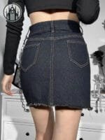 Jupe Gothique Femme Wild Warrior: Confection De Qualité Pour Un Style Canon