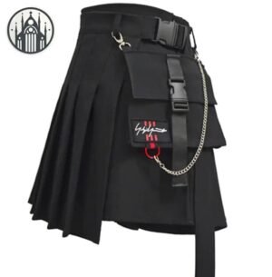 Jupe Gothique Cargo Longue Femme — Univers Gothique