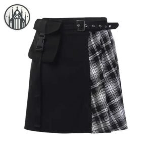 Jupe Gothique Courte Streetwear Femme — Univers Gothique