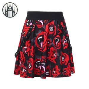 Jupe Gothique Coton Polyester Femme — Univers Gothique