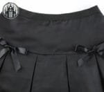 Jupe Gothique Noire Courte Et évasée