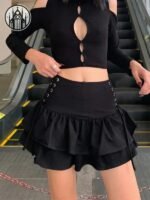 Jupe Gothique Aline Polyvalente Femme — Univers Gothique (vue 6)