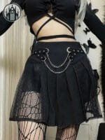 Jupe Gothique Root Of Evil: Qualité Et Confort Pour Un Look Canon!