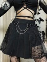 Jupe Gothique Root Of Evil: Qualité Et Confort Pour Un Look Canon! - l