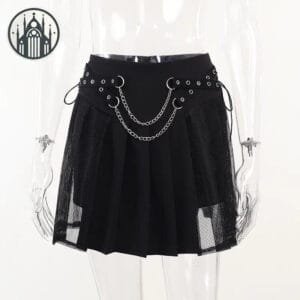 Jupe Gothique Root Of Evil: Qualité Et Confort Pour Un Look Canon! 1 Jupe Gothique Root Of Evil: Qualité Et Confort Pour Un Look Canon! - s