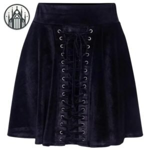 Jupe Gothique Velours Lolita Serpent — Univers Gothique