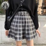 Jupe Gothique Polyester Coton Ceinture — Univers Gothique (vue 10)