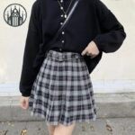 Jupe Gothique Polyester Coton Ceinture — Univers Gothique (vue 8)