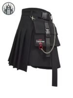 Jupe Gothique Rock Noire Femme — Univers Gothique