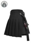 Jupe Gothique Rock Noire Femme — Univers Gothique (vue 3)