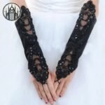 Gants Gothiques Rétro Longs — Univers Gothique (vue 3)