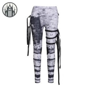 Legging Gothique Punk Déchiré Femme — Univers Gothique