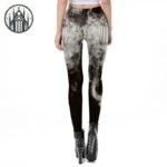 Legging Gothique Ailes Ange Gris — Univers Gothique (vue 3)
