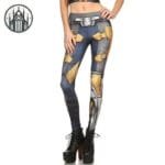 Legging Gothique Crocs Sanglant: Doux Confortable Et Parfaitement Ajusté! Livraison Offerte! - Jaune / s
