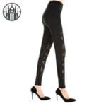 Legging Gothique Cuir Noir - Livraison Standard Offerte!