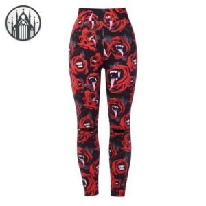 Legging Gothique Crocs Sanglant — Univers Gothique