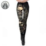 Leggings Gothique Aile D’ange - Coupe Parfaite & Confort Optimisé!