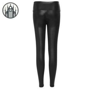 Leggings Gothique Cuir Synthétique Lacets — Univers Gothique