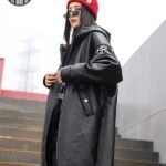 Manteau Gothique Simili Cuir Oversize