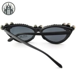 Accessoire Gothique Crâne Chat Métal — Univers Gothique