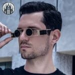 Lunettes De Soleil Gothique Steampunk Rétro: Un Look Démoniaque Parfait