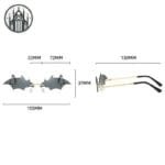 lunettes de soleil gothiques crane style demoniaque assure lunette de soleil gothique 214 Lunettes De Soleil Gothiques Crâne: Style Démoniaque Assuré!