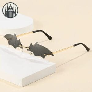 Lunettes De Soleil Gothiques Crâne: Style Démoniaque Assuré!