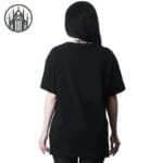 Magnifique T-shirt Gothique Lose En Coton Maillé De Qualité