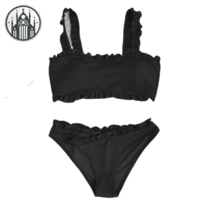 Maillot de Bain Gothique Volants Élégant — Univers Gothique