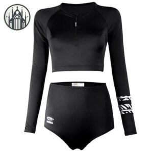 Maillot de Bain Gothique Fermeture Éclair — Univers Gothique