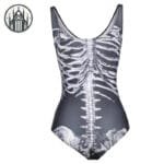 Maillot De Bain Gothique Aux Sangles D’enfer - Livraison Standard Offerte