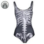 Maillot De Bain Gothique Aux Sangles D’enfer - Livraison Standard Offerte - s