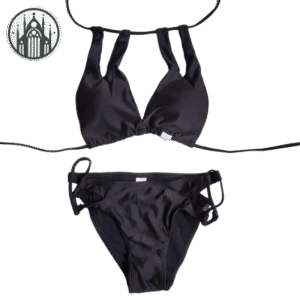 Maillot de Bain Gothique Strass Élasthanne — Univers Gothique