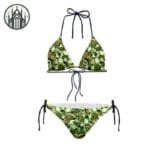 maillot de bain gothique camouflage livraison offerte vert clair s de bain 820 Maillot De Bain Gothique Camouflage - Livraison Offerte - Vert Clair / s