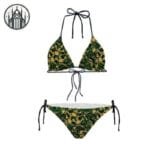 maillot de bain gothique camouflage livraison offerte vert fonce s de bain 977 Maillot De Bain Gothique Camouflage - Livraison Offerte - Vert Foncé / s