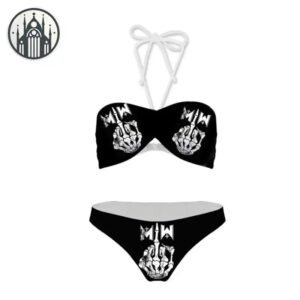 Maillot de Bain Gothique Crâne Coloré — Univers Gothique