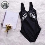 Maillot De Bain Gothique Doigt Squelette: Livraison Standard Offerte
