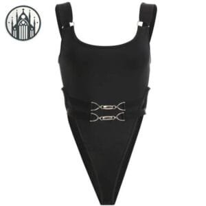 Maillot De Bain Gothique Fleuri Et Crâne à L’enfer: 95% Polyester, 5% é 2 Maillot De Bain Gothique Fleuri Et Crâne à L’enfer: 95% Polyester 5% é - s